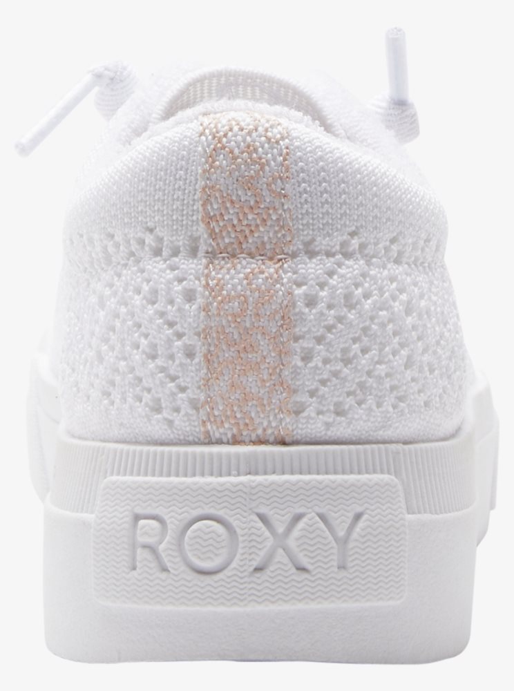 White Women's Roxy Rae Sneakers | USA BRAL-61957