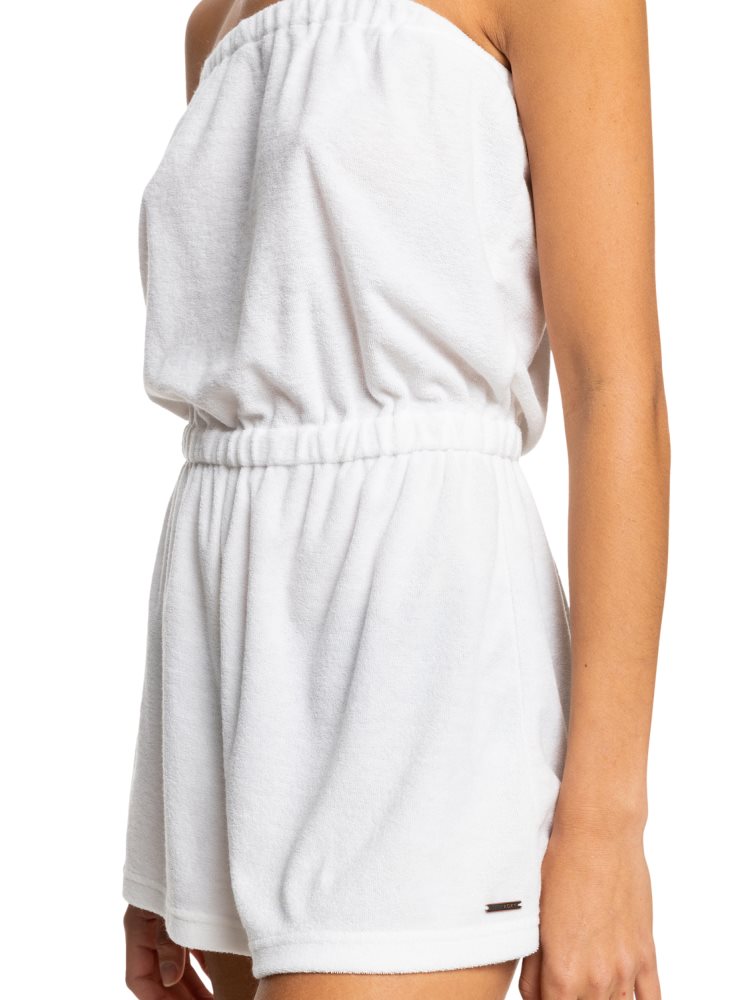 White Women's Roxy Special Feeling Rompers | USA QGZA-78402