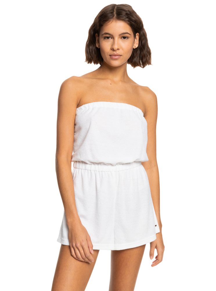 White Women\'s Roxy Special Feeling Rompers | USA QGZA-78402