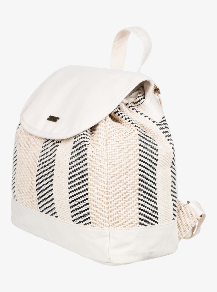 White Women's Roxy Sunny Season Beach Backpacks | USA PFRB-18930