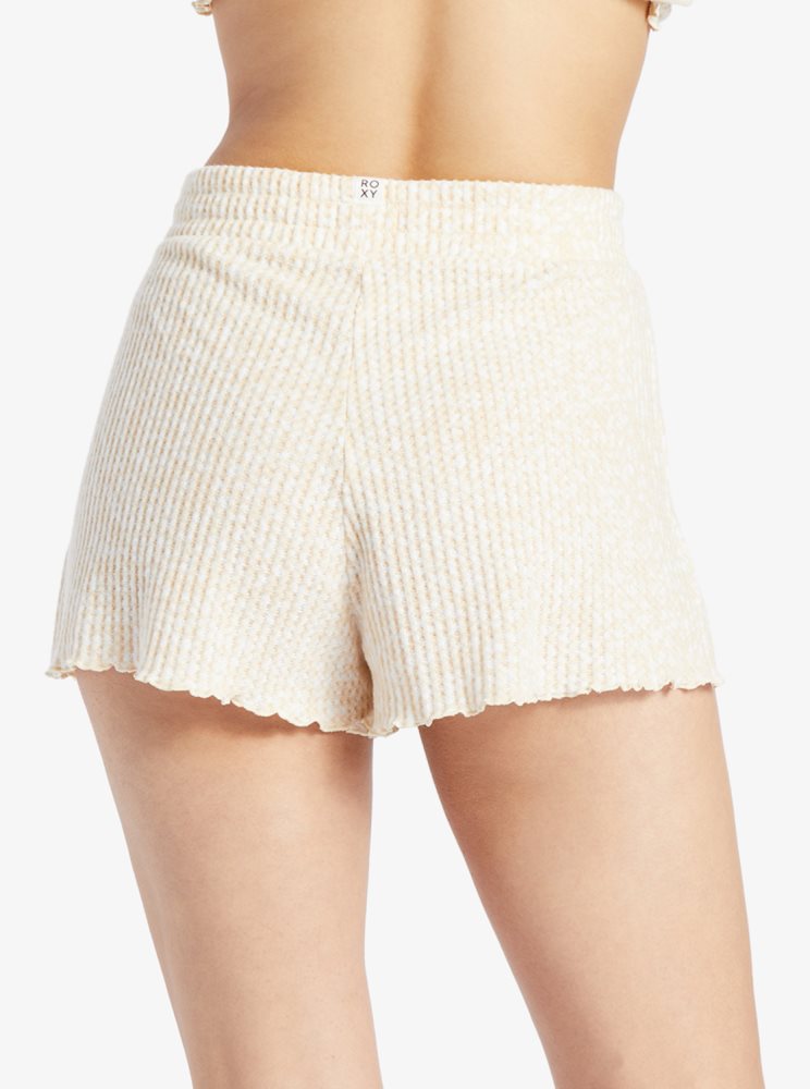 White Women's Roxy Twilight Mood Printed Shorts | USA JAPY-43251