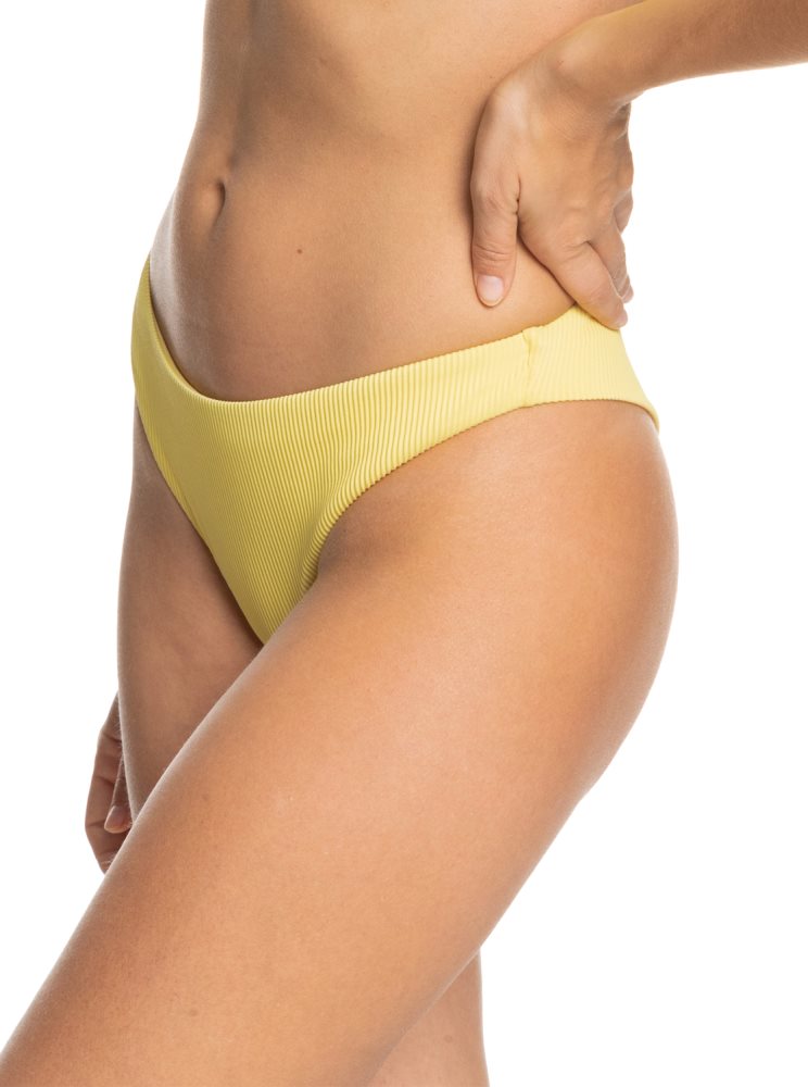 Yellow Women's Roxy Love The Baja Bikini Bottoms | USA PNBF-45017