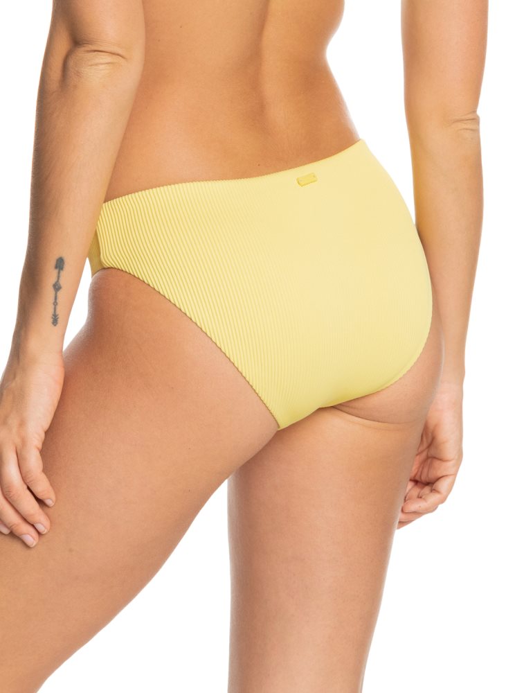 Yellow Women's Roxy Love The Comber Bikini Bottoms | USA PDFH-04976