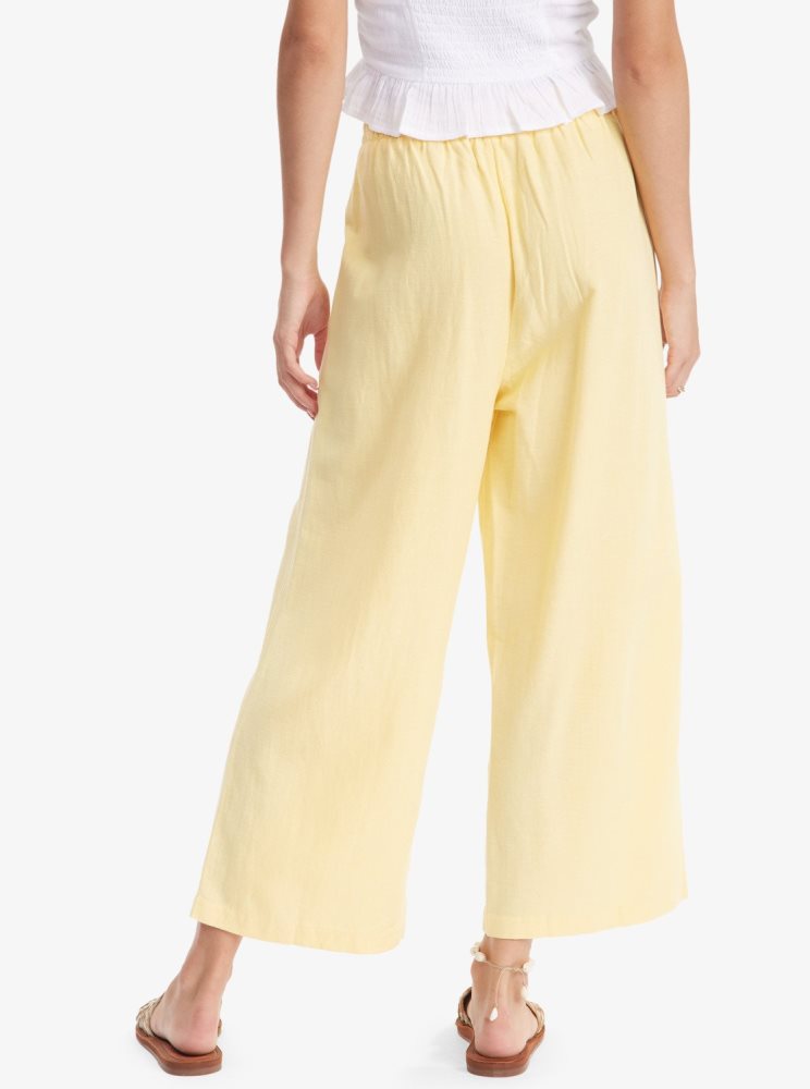 Yellow Women's Roxy Runaround Beach Pants | USA OJEI-91467