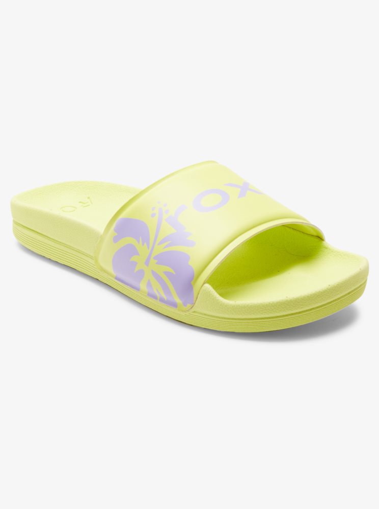 Yellow Women's Roxy Surf.Kind.Kate. Slippy Sandals | USA WOQR-02671