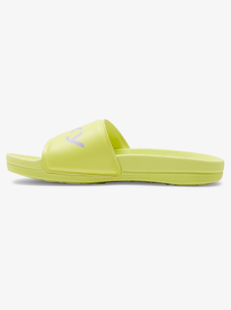 Yellow Women's Roxy Surf.Kind.Kate. Slippy Sandals | USA WOQR-02671