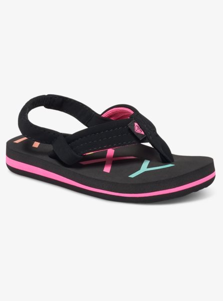 Black Kids' Roxy Vista Sandals | USA IJRP-08947