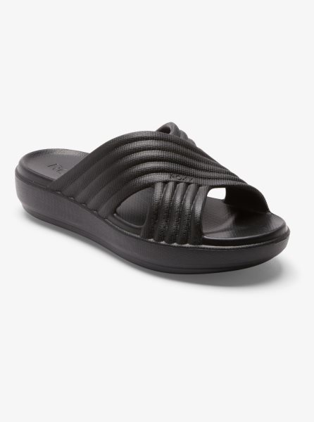 Black Women's Roxy Rivie Sandals | USA EJWN-18239