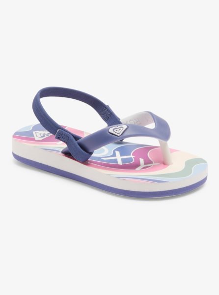 Blue Kids' Roxy Tahiti Flip Flops | USA MEQC-20471