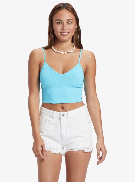 Blue Women's Roxy Brami Strappy Tops | USA JSLP-52108