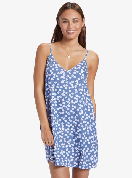 Blue Women's Roxy Daytrip Slip Mini Dress | USA EVFX-74501