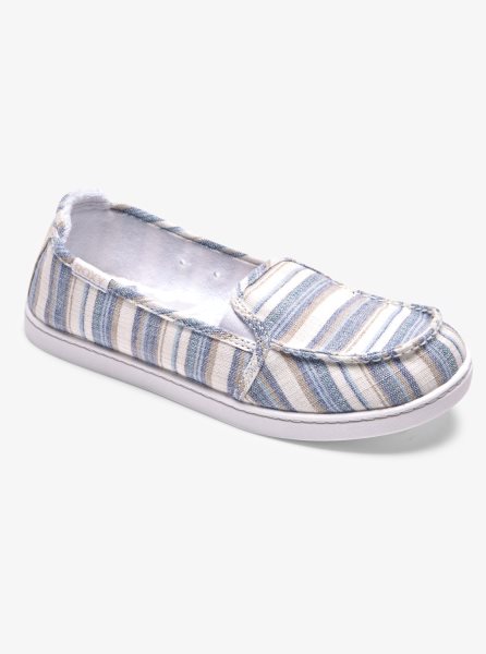 Blue Women's Roxy Minnow Slip On Shoes | USA VLDG-21548