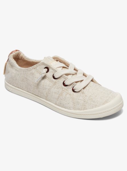 Brown / Gold Women's Roxy Bayshore Sneakers | USA OQGL-98203