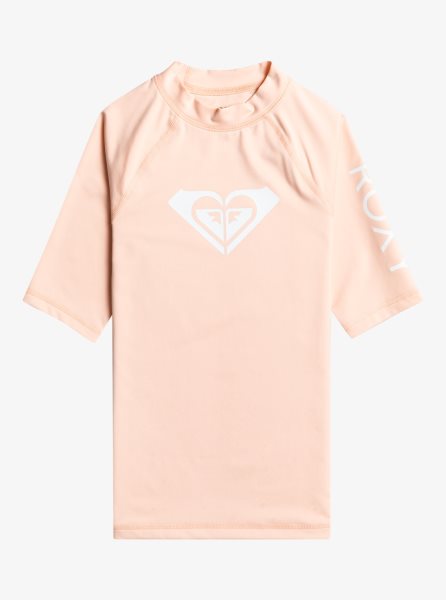 Coral Kids' Roxy 7-16 Wholehearted UPF 50 Short Sleeve Rashguards | USA NAIS-35701