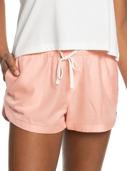 Coral Women's Roxy New Impossible Love Elasticized Shorts | USA FVNK-37654