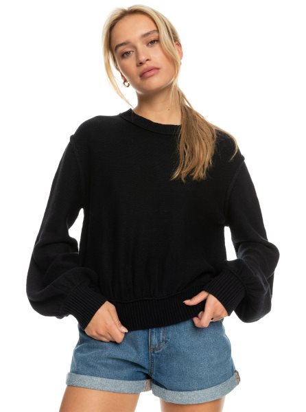 Dark Grey Women's Roxy Loft Music Pullover Sweatshirts | USA NUMP-51346