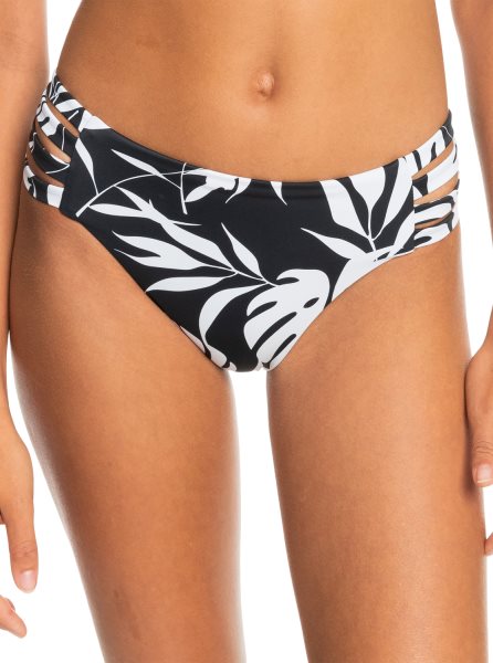 Dark Grey Women's Roxy Love The Rocker Hipster Bikini Bottoms | USA IQCB-82591