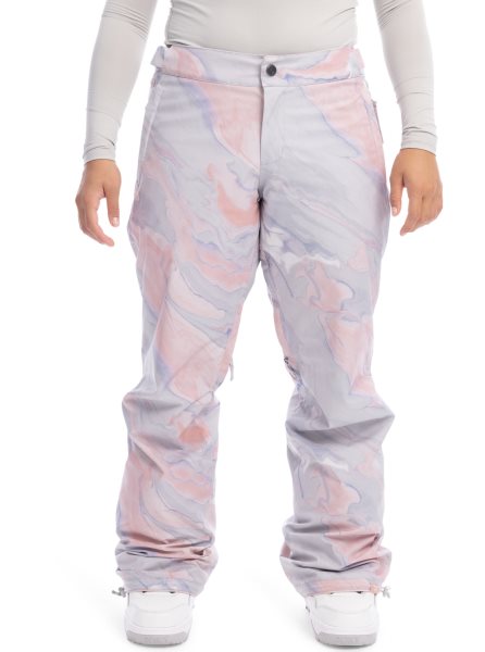 Grey Purple Women's Roxy Chloe Kim Insulated Snow Pants | USA CDGO-40783