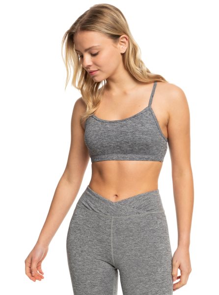 Grey Women's Roxy Everyday Sports Bra | USA TDRE-80654