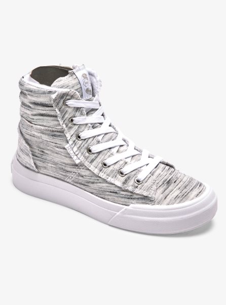 Grey Women's Roxy Rae Mid-Top Sneakers | USA YAPG-18047