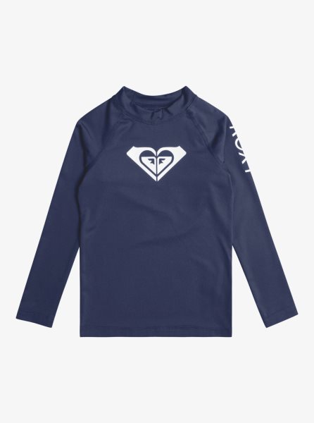 Indigo Kids' Roxy 2-7 Whole Hearted Long Sleeve UPF 50 Rashguards | USA RXNP-12768