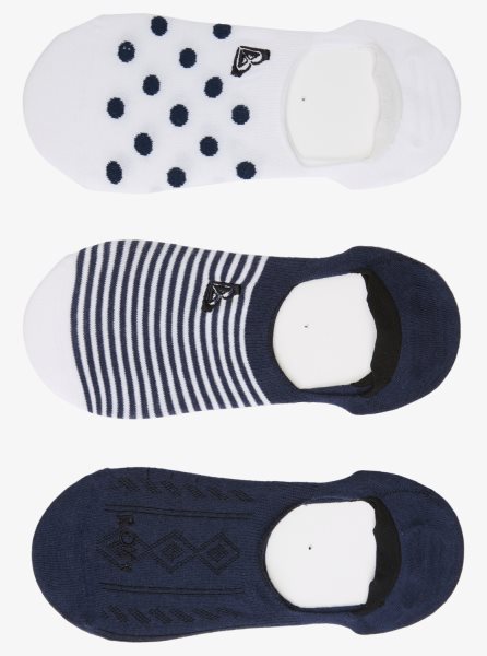 Indigo Women's Roxy 3 Pack No-Show Liner Socks | USA LWBO-27065