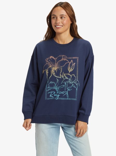 Indigo Women's Roxy Morning Hike Sweatshirts | USA RKXL-37520