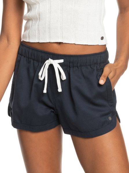 Indigo Women's Roxy New Impossible Love Elasticized Shorts | USA JFRK-42537