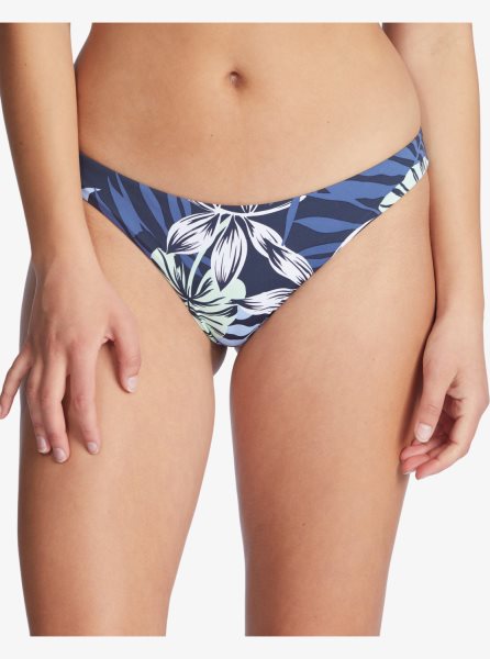 Indigo Women's Roxy Printed Beach Classics Cheeky Bikini Bottoms | USA OTZW-17654