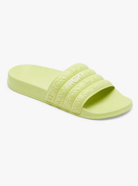 Light Green Women's Roxy Slippy Water-Friendly Sandals | USA AUSC-72836