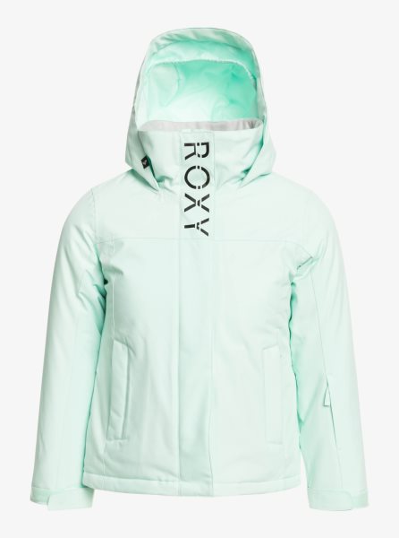 Light Turquoise Kids' Roxy 4-16 Galaxy Insulated Ski Jackets | USA QRAX-58916