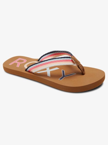 Multicolor Kids' Roxy 4-16 Colbee Flip Flops | USA ZREW-57642