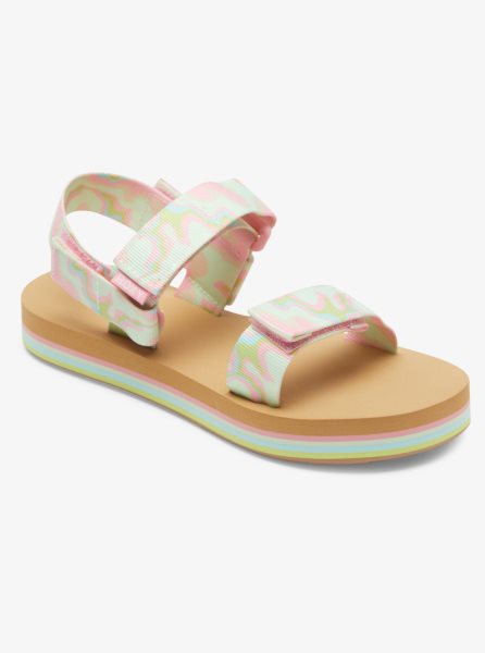 Multicolor Women's Roxy Cage Sandals | USA RBFT-09628