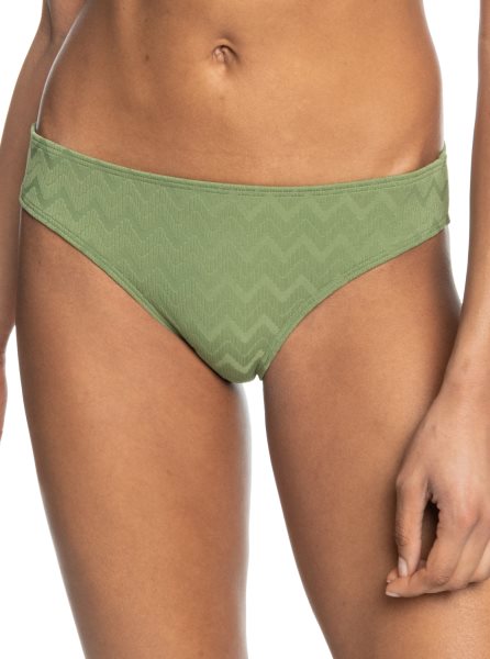 Olive Green Women's Roxy Current Coolness Hipster Bikini Bottoms | USA YSEV-46729