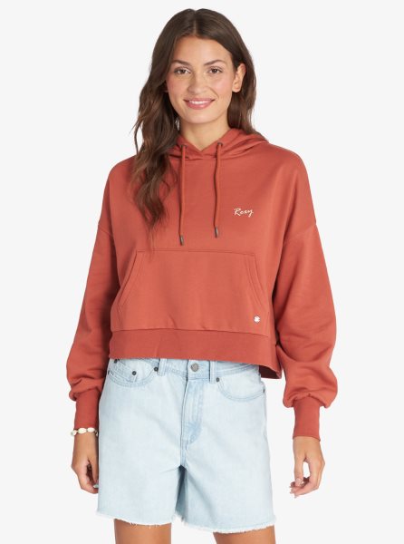 Orange Women's Roxy Afternoon Hike Pullover Hoodie | USA KNMY-72165