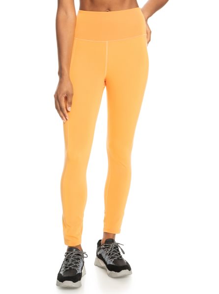 Orange Women's Roxy Heart Into It Technical Leggings | USA ZCTV-76893