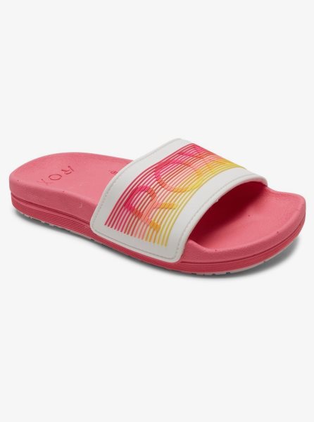 Pink Kids' Roxy 4-16 Slippy Lx Sandals | USA TVGE-38640