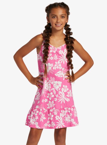 Pink Kids' Roxy 4-16 The Good Direction Strappy Dress | USA NBFL-04398