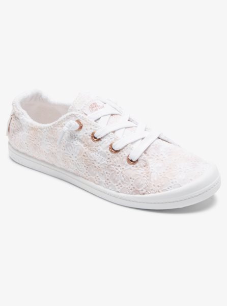 Pink Women's Roxy Bayshore Sneakers | USA LMSR-16549