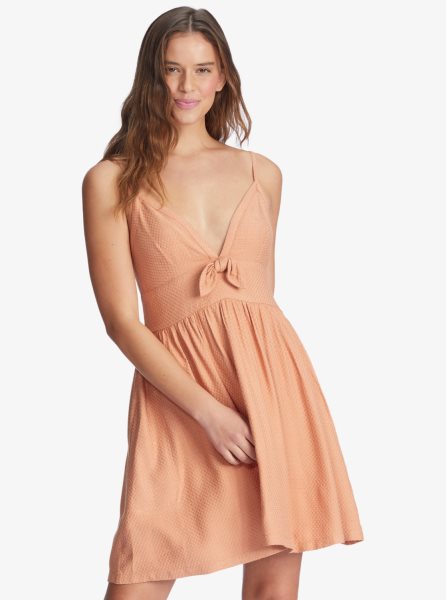 Pink Women's Roxy Bright Light Strappy Dress | USA GNXT-08753