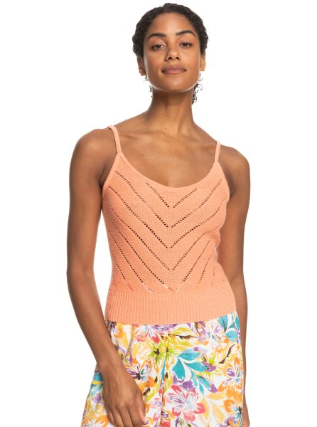 Pink Women's Roxy Sunrise Club Strappy Tanks | USA EHVX-42109