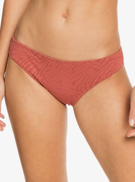 Pink Women's Roxy Wild Babe Full Bikini Bottoms | USA JIBF-56230