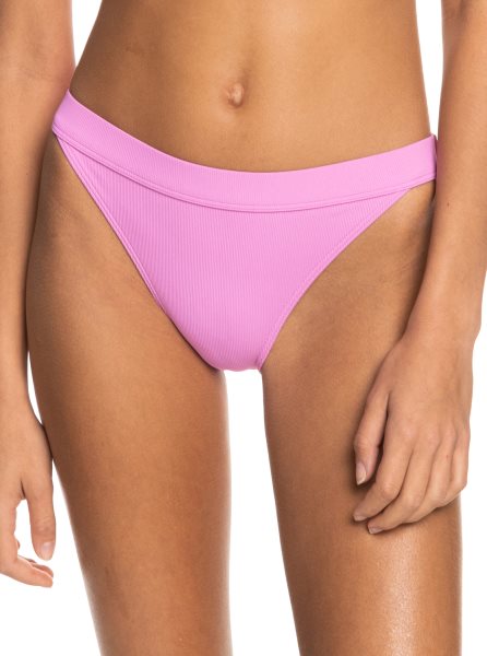 Purple Women's Roxy Active Rib Bikini Bottoms | USA PBCM-94075