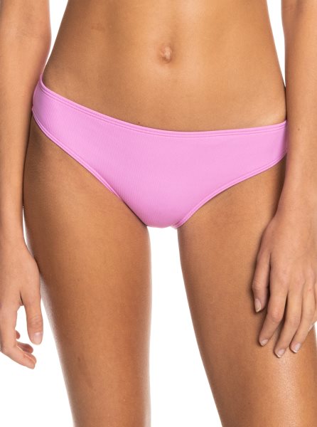 Purple Women's Roxy Active Rib Hipster Bot Bikini Bottoms | USA MHYZ-65179