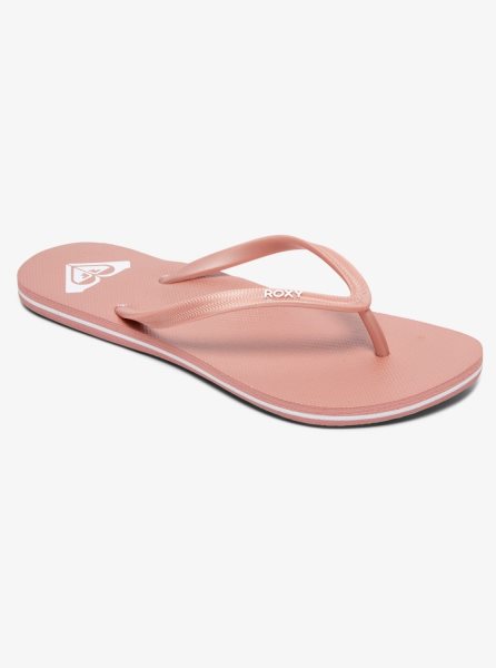 Rose Gold Women's Roxy Azul Basic Flip Flops | USA XSKN-74826