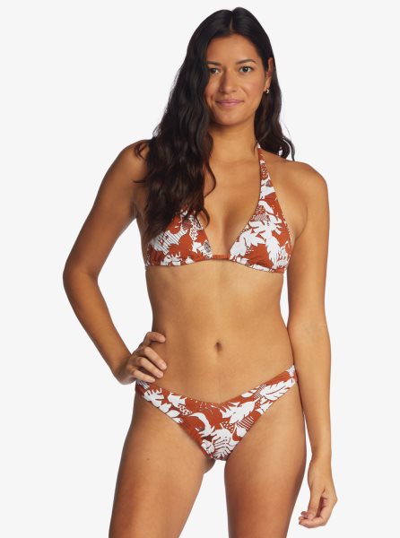 White / Red Women's Roxy Endless Swell Separate Bikini Bottoms | USA JOUV-34501