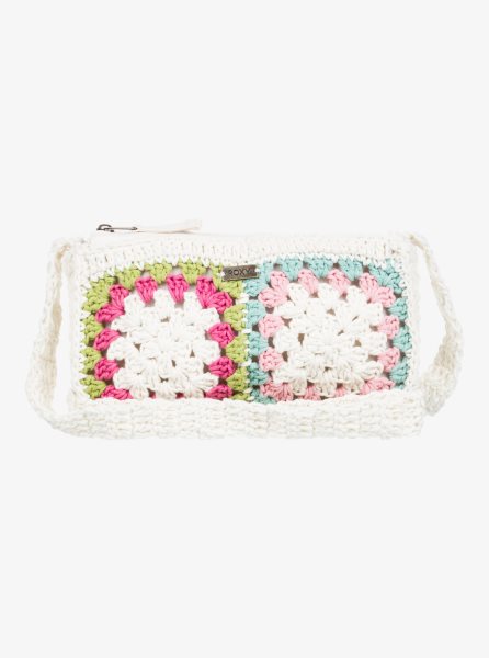 White Women's Roxy Lovely Pearl Crossbody Bags | USA XYHO-38052